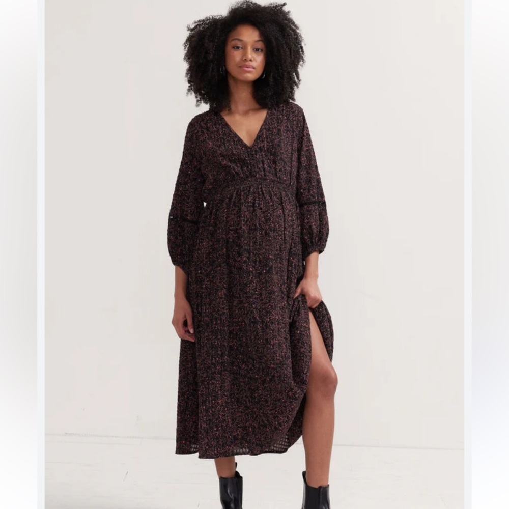 Hatch The Victoria Dress Black/Pink, Size 1, Small